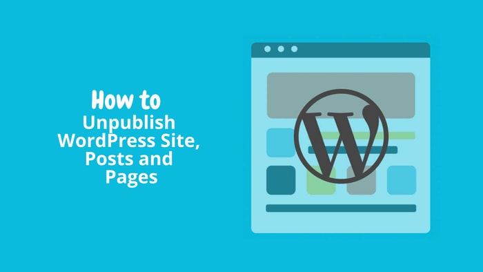 Unpublish a WordPress Site
